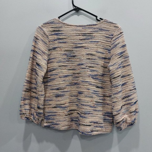 MADEWELL Rainbow Jacquard Full-Sleeve Top XS - Picture 6 of 8